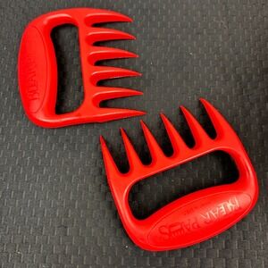 Bear Paws Meat Shredder Claws Red Meat Shredder BBQ Grilling Tool USA Made